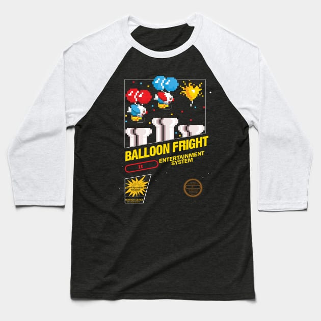 Balloon Fright Baseball T-Shirt by DougSQ